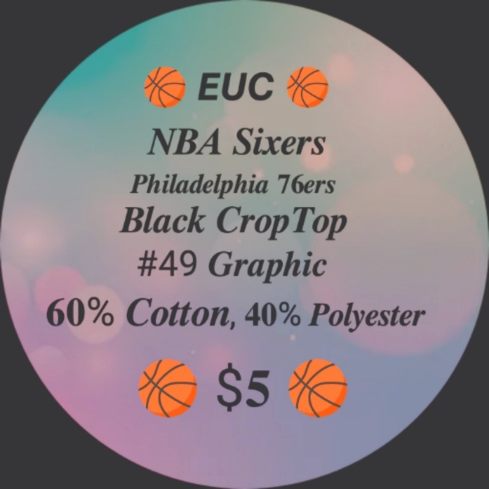 𝑵𝑩𝑨🏀𝑷𝒉𝒊𝒍𝒂𝒅𝒆𝒍𝒑𝒉𝒊𝒂 𝟕𝟔𝒆𝒓𝒔 𝑪𝒓𝒐𝒑 𝑻𝒐𝒑 - Picture 2 of 11